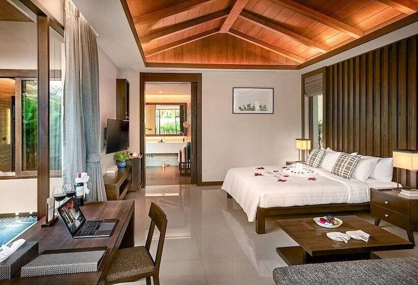 Вилла с 1 спальней и бассейном, Khanom Beach Resort And Spa