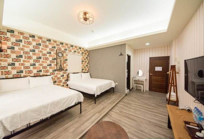 اتاق استاندارد چهار تخته, 台東市區 森白屋 六人 八人 十二人 包棟民宿