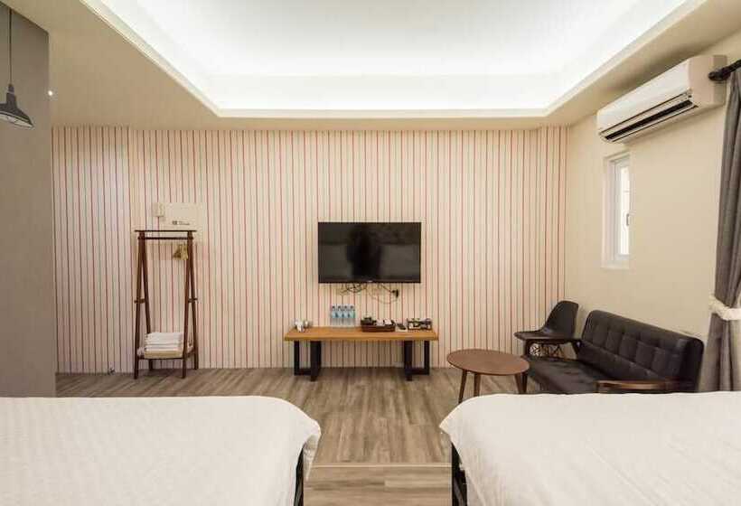 اتاق استاندارد چهار تخته, 台東市區 森白屋 六人 八人 十二人 包棟民宿