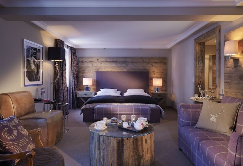 带山景的复式房间, Arlberg Lech