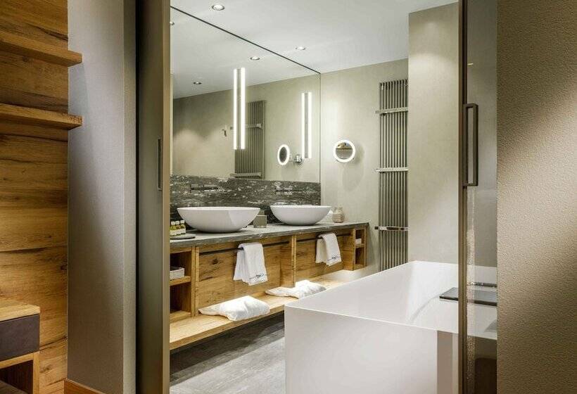 带山景的复式房间, Arlberg Lech