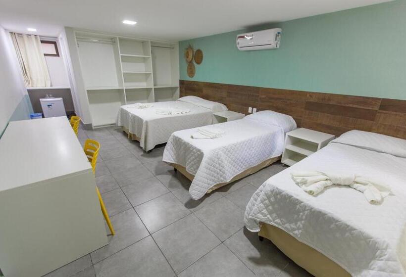 اتاق سوپریور سه تخته, Pousada Praia De Porto