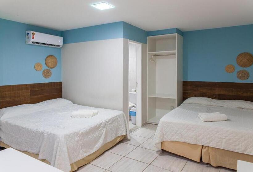 اتاق سوپریور سه تخته, Pousada Praia De Porto