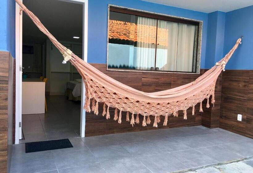 Quarto Quadruple Standart com Varanda, Pousada Praia De Porto