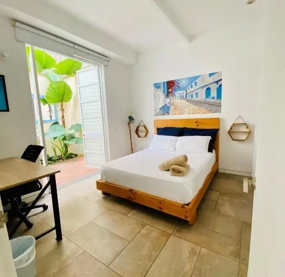 اتاق استاندارد با تراس, Oasis Cali Hostel