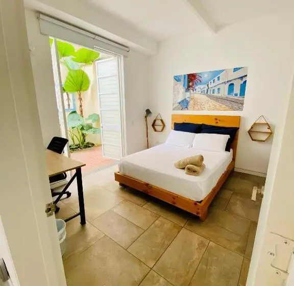 اتاق استاندارد با تراس, Oasis Cali Hostel