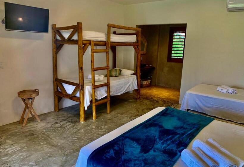 غرفة عائلية مطلّة علي البحر, Vila Ybytu Eco Resort