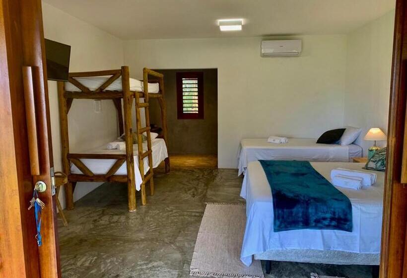 غرفة عائلية مطلّة علي البحر, Vila Ybytu Eco Resort