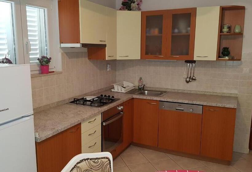 침실 1개 바다 전망 아파트, Apartments Boćin Rosso