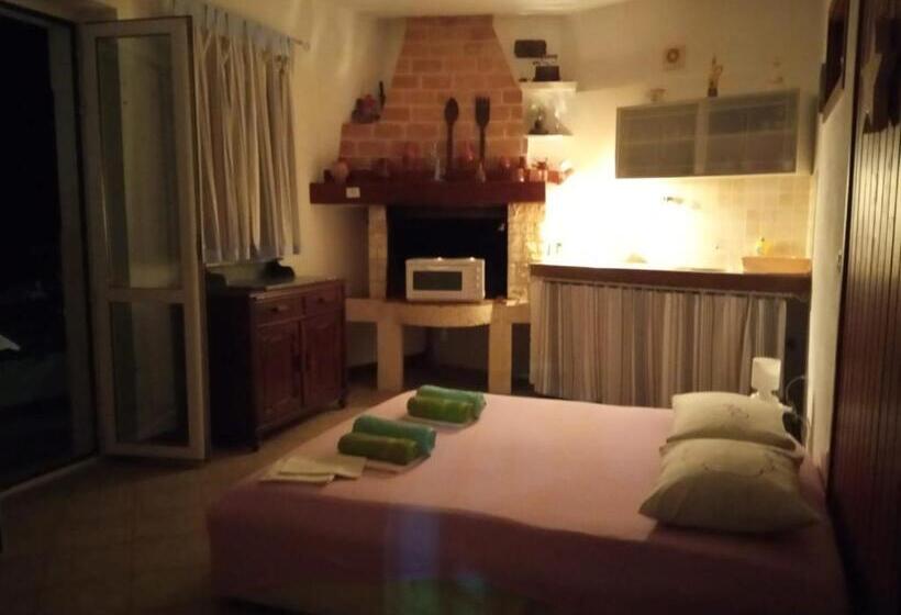 キングサイドベッドのスタンダードワンルーム, Apartments Boćin Rosso