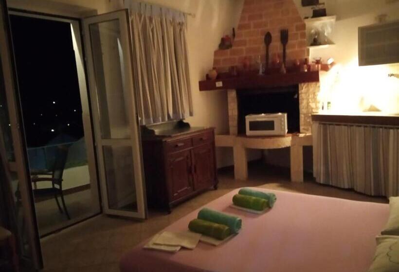 キングサイドベッドのスタンダードワンルーム, Apartments Boćin Rosso