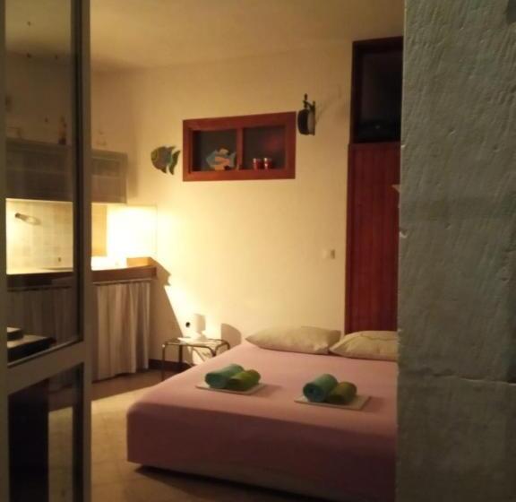 キングサイドベッドのスタンダードワンルーム, Apartments Boćin Rosso