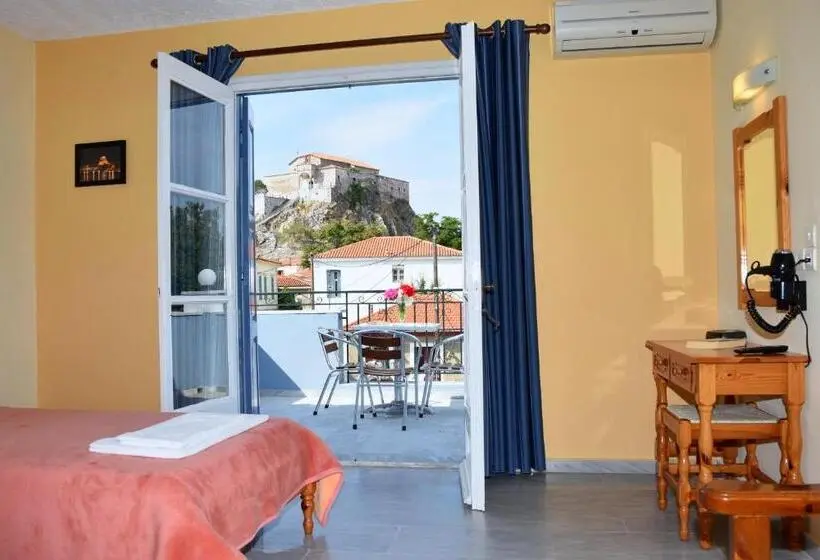 Superior studio with balcony, Blue Sky Hotel   Petra   Lesvos   Greece