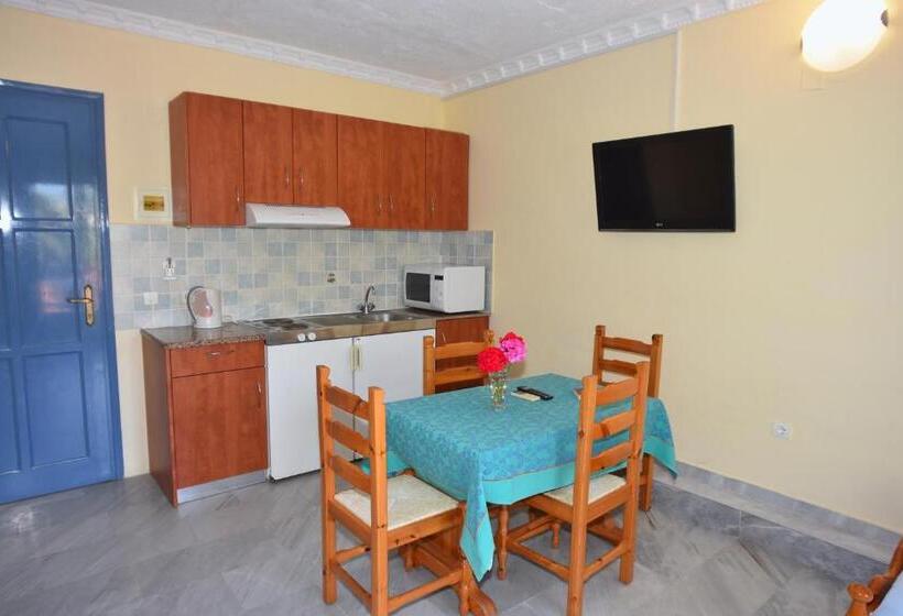 침실 1개 발코니 아파트, Blue Sky Hotel   Petra   Lesvos   Greece