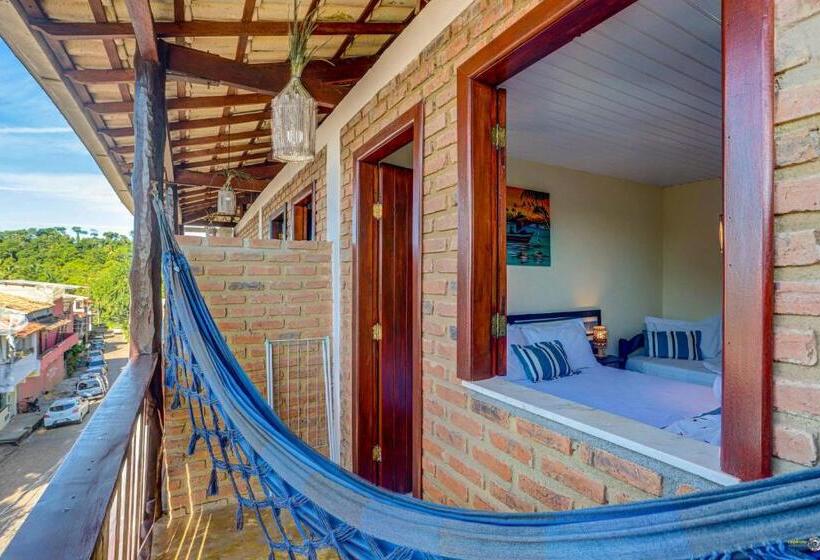 غرفة قياسية ثلاثية مع حمام خارجي, Pousada Galeão Itacaré