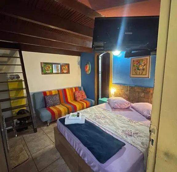 ファミリールーム, Pousada Casa Do Rio Hostel 8 Min Do Centro Hístorico Passeio De Barco Com Saída Da Pousada Pago