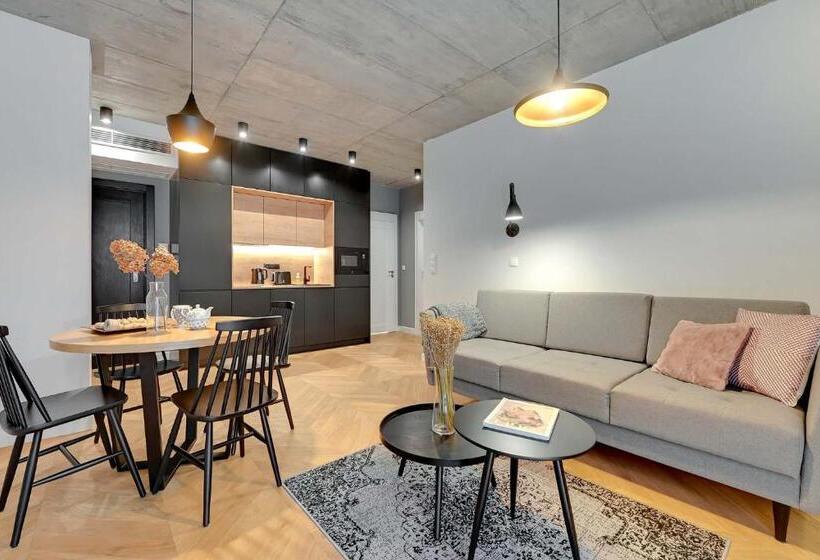 1ベッドルームのデラックスアパートメント, Equus Sopot Apartments