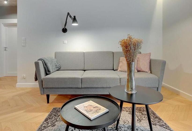 1ベッドルームのデラックスアパートメント, Equus Sopot Apartments