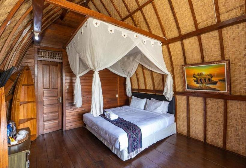 스탠다드 룸 산 전망, Tiing Bali Guest House Kintamani