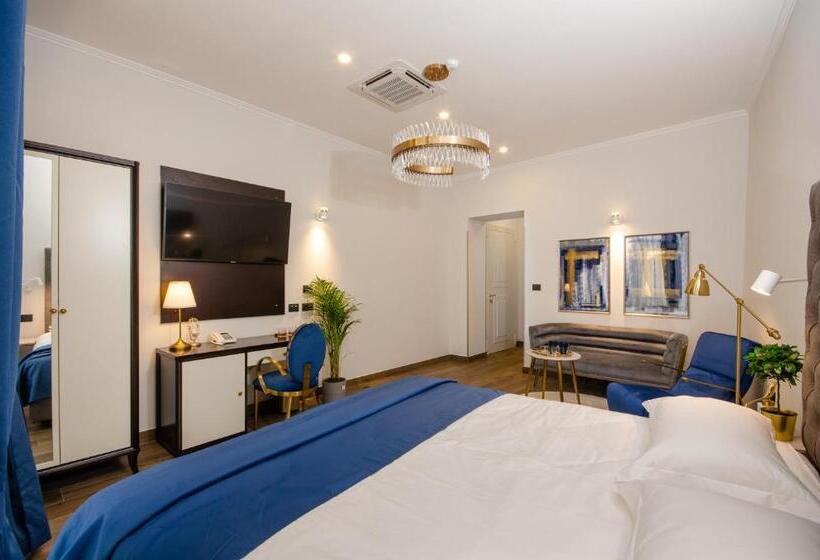 キングサイズベッドのデラックスルーム, Villa Brandestini