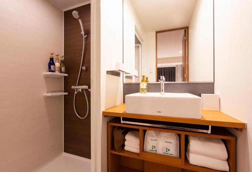 غرفة قياسية سرير كينج, Karaksa Hotel Grande Shin Osaka Tower