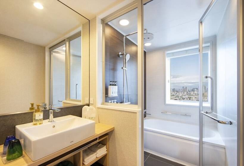 غرفة قياسية بالطابق العلوى, Karaksa Hotel Grande Shin Osaka Tower