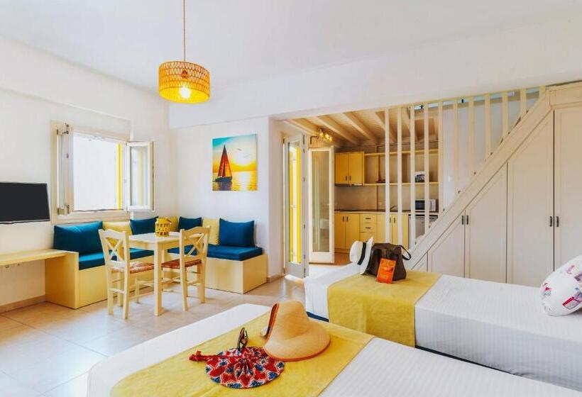 带1个卧室的顶楼公寓, Aelia Apartments & Suites