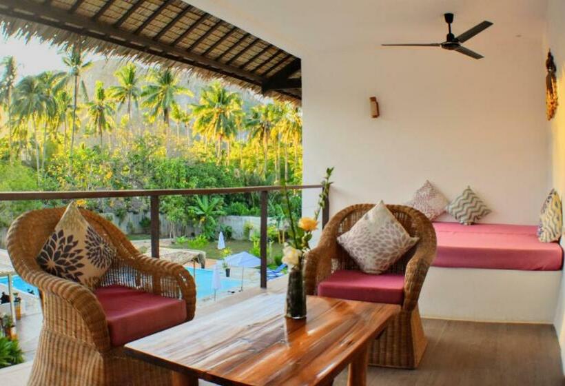 اتاق لوکس با وان آب گرم, El Nido Moringa Resort