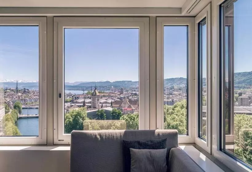 اتاق باشگاه با دید به دریاچه, Zurich Marriott