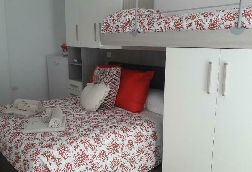 바다 전망 디럭스 3인룸, B&b Punta Stilo