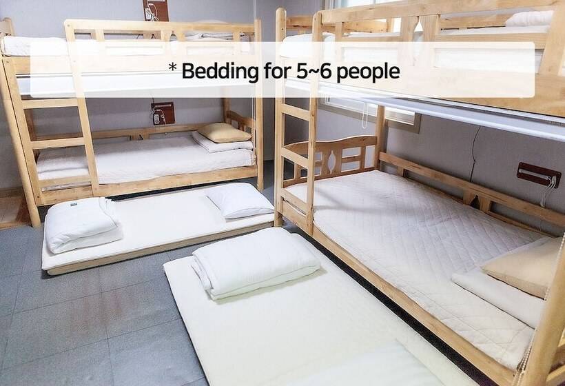 اتاق استاندارد چهار تخته, Mihojae Hostel Busan