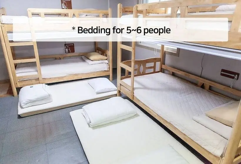 اتاق استاندارد چهار تخته, Mihojae Hostel Busan