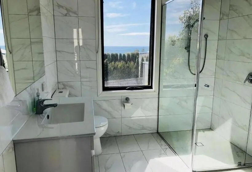 オーシャンビューの２ベッドルームデラックスアパート, Apollo Bay Seal Apartments