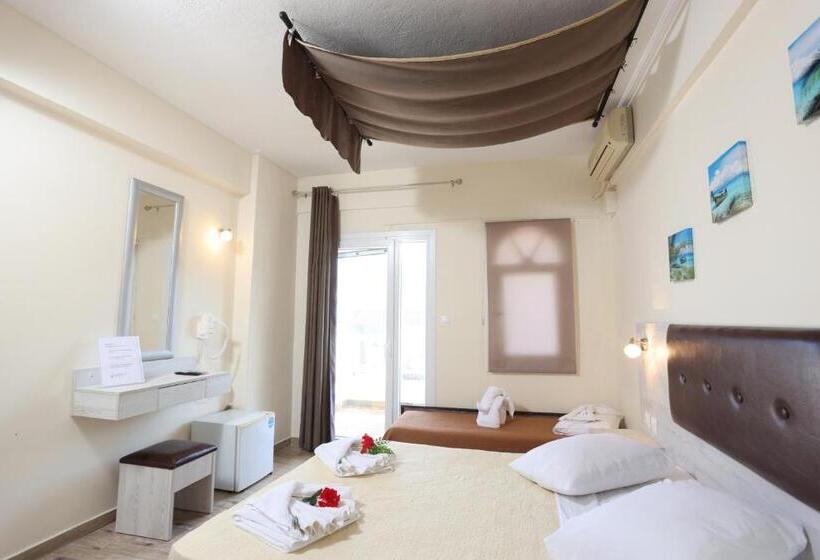 חדר סטנדרט לשלושה עם נוף צדדי לים, Summer Beach