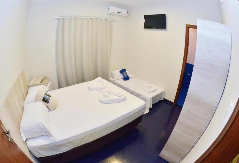 Номер Стандарт Трехместный, Pousada Recanto Das Cores