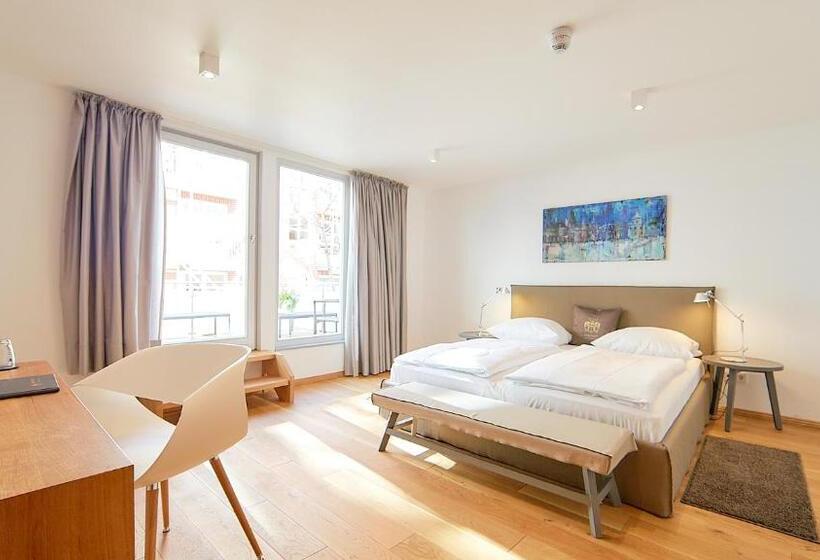 스탠다드 테라스 룸, Anno 1433 Hotel Lüneburg