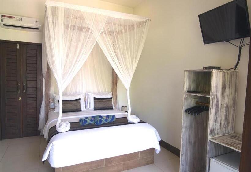 プールの見えるスタンダードトリプルルーム, Gili Air Bungalows