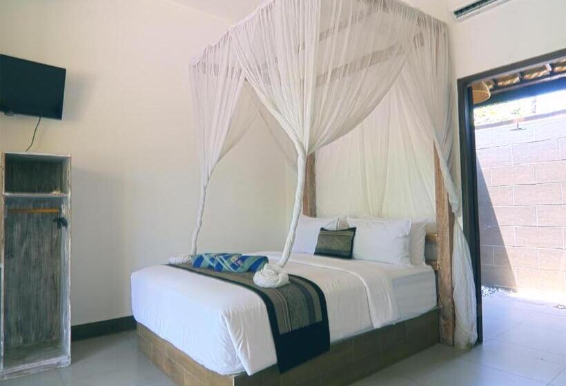 プールの見えるスタンダードトリプルルーム, Gili Air Bungalows