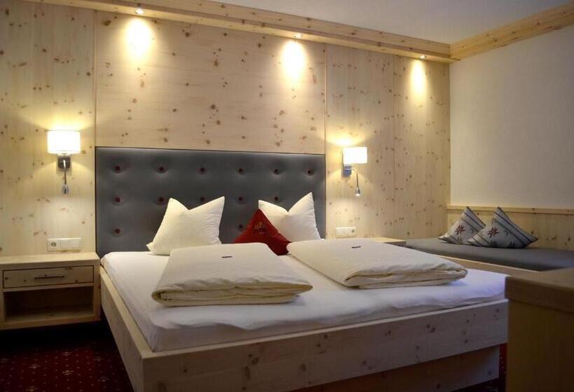 דירת שני חדרים עם מרפת, Pension Alpenperle