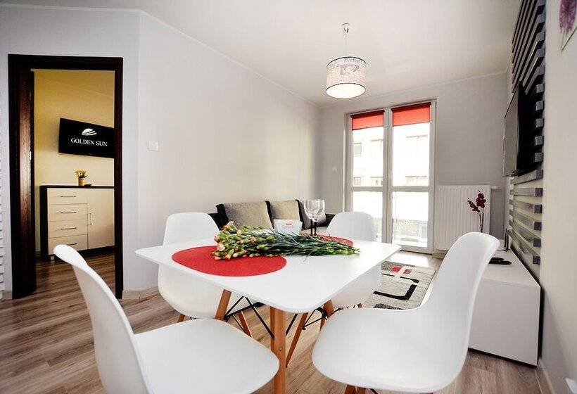 آپارتمان 1 خوابه, Golden Sun Apartments    Bursztynowe
