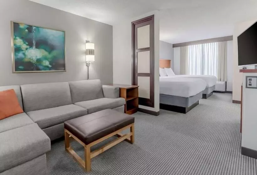 اتاق استاندارد با 2 تخت دوبل, Hyatt Place Charlotte Airport Billy Graham Parkway