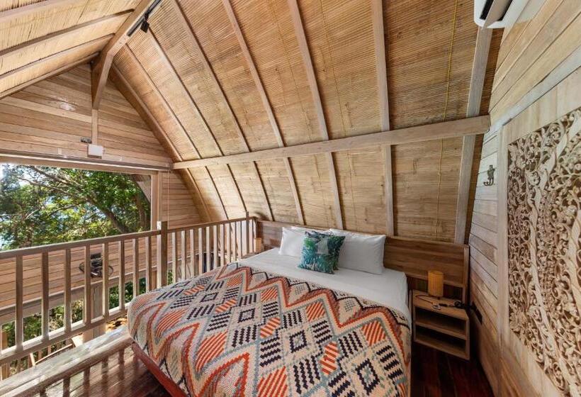 스위트 킹사이즈 침대, Lumbung Loft Villas At Karuna El Nido