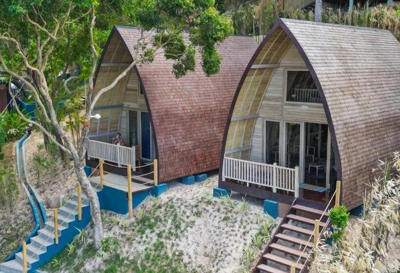 سوئیت با تخت بزرگ, Lumbung Loft Villas At Karuna El Nido