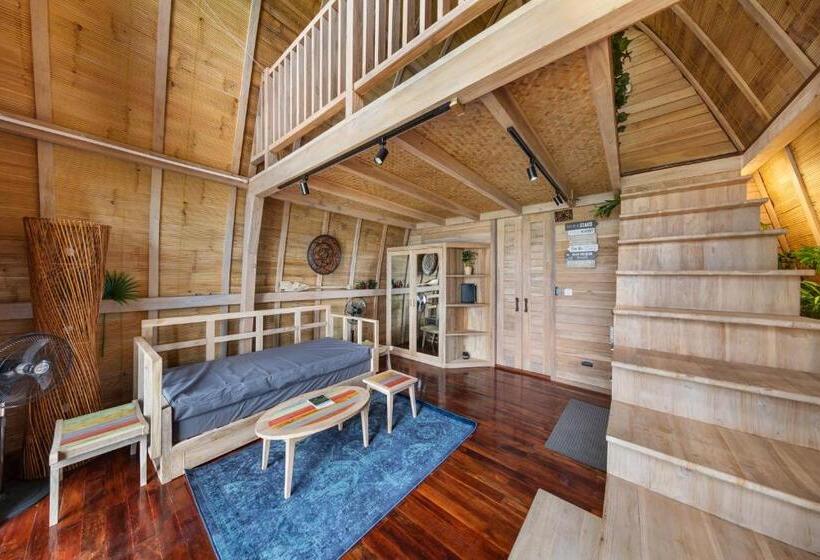 1침실 빌라 바다전망, Lumbung Loft Villas At Karuna El Nido