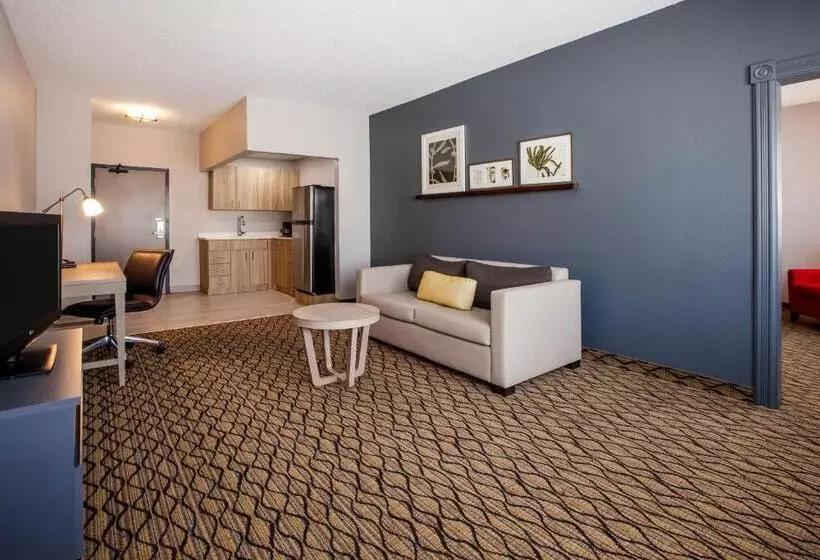 キングサイズベッドのスイートルーム, Days Inn & Suites By Wyndham Rochester Hills Mi