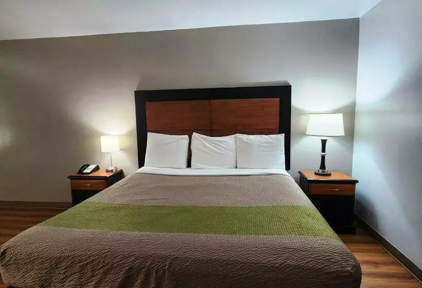 キングサイズベッドのスタンダードルーム, Motel 6ennis, Tx
