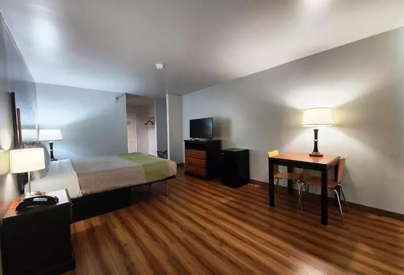 身障者適用キングサイズベッドルーム, Motel 6ennis, Tx