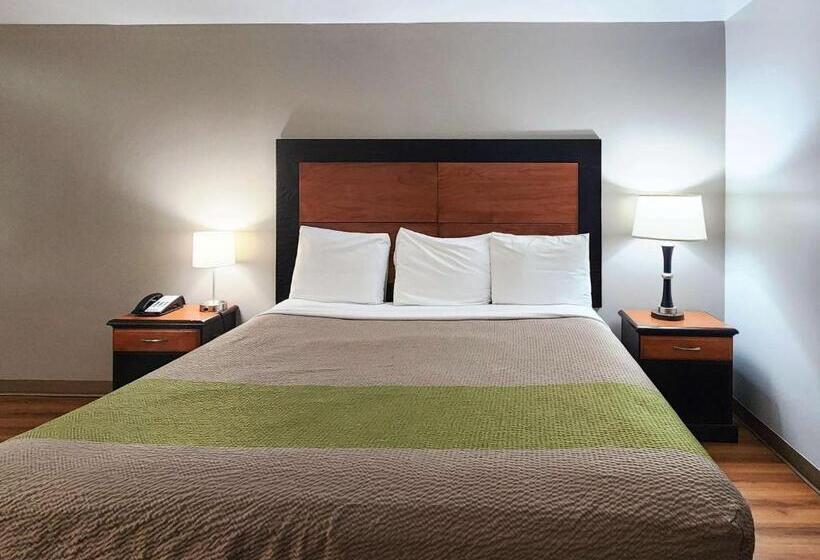 غرفة قياسية سرير كينج لذوى الإحتياجات الخاصة, Motel 6ennis, Tx