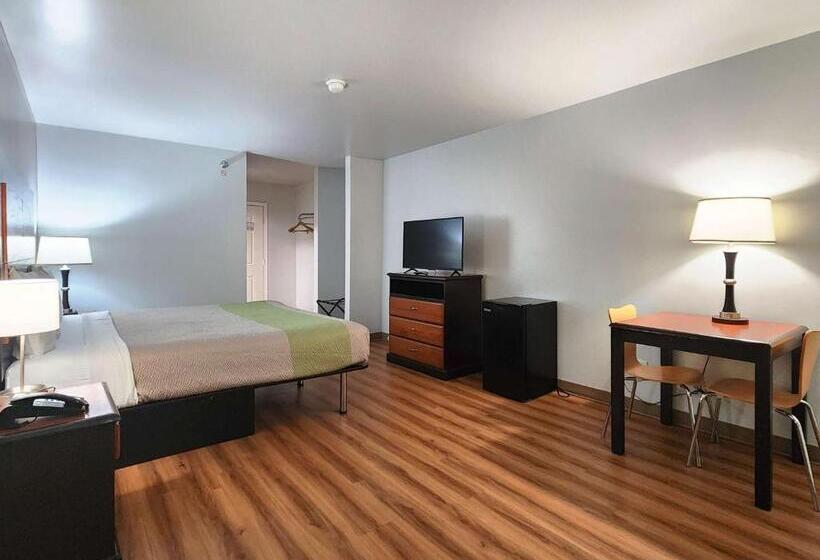 غرفة قياسية سرير كينج لذوى الإحتياجات الخاصة, Motel 6ennis, Tx