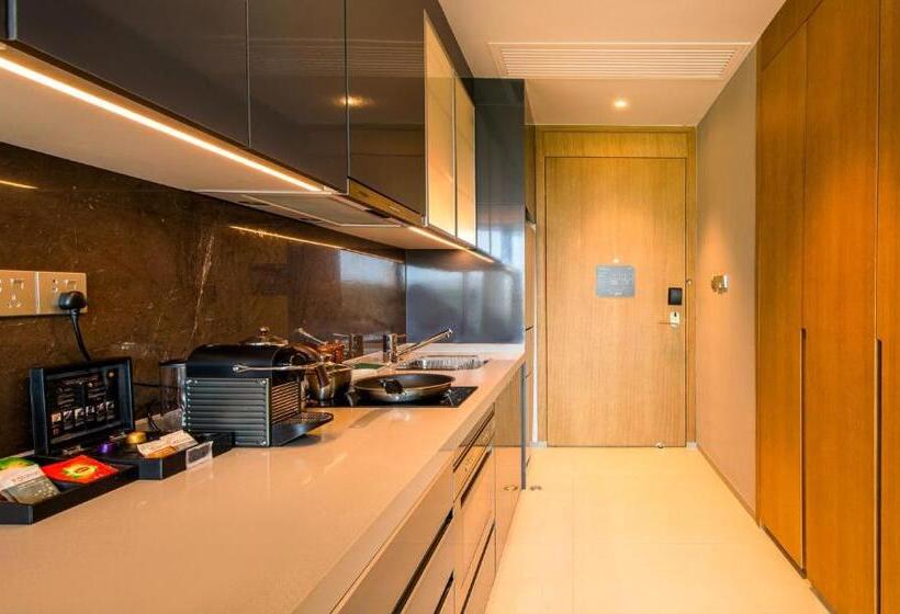 סטודיו סטנדרטי נוף לגינה, Oakwood Apartments Sanya